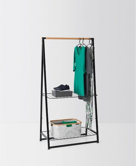 Brabantia Kleiderbügel Schwarz 118647 4Stück