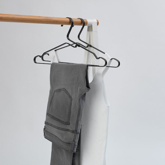 Brabantia Kleiderbügel Schwarz 118647 4Stück