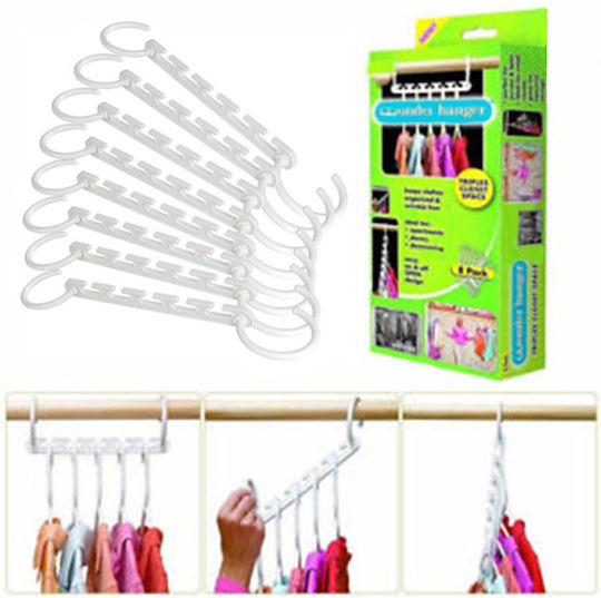 Factory Clothes Hanger White B06XT2Z7ZF 3pcs