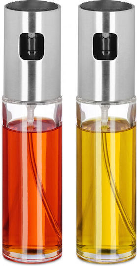 Relaxdays Set de Ulei și Oțet Sticlă cu Flux 100ml