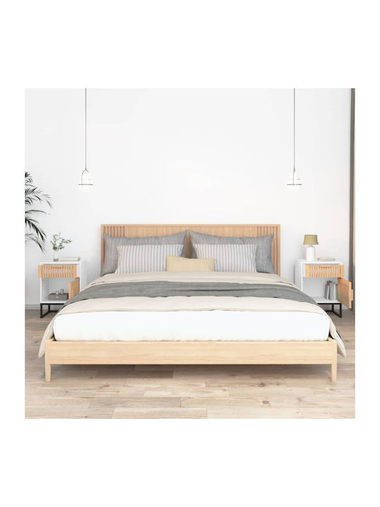 Noptiere Bej 2buc 40x30x55.5cm