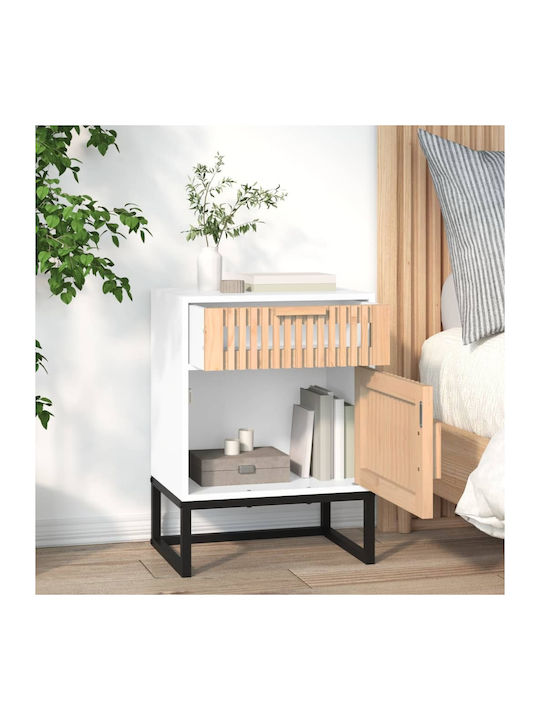 Noptiere Bej 2buc 40x30x55.5cm