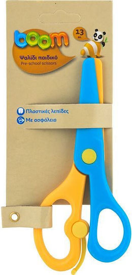Boom Pentru copii Foarfecă 13buc cu Plastic Lamă Galben