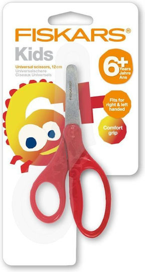 Fiskars Детски Ножица Crafts 12бр с Метал Острие Червен 1бр