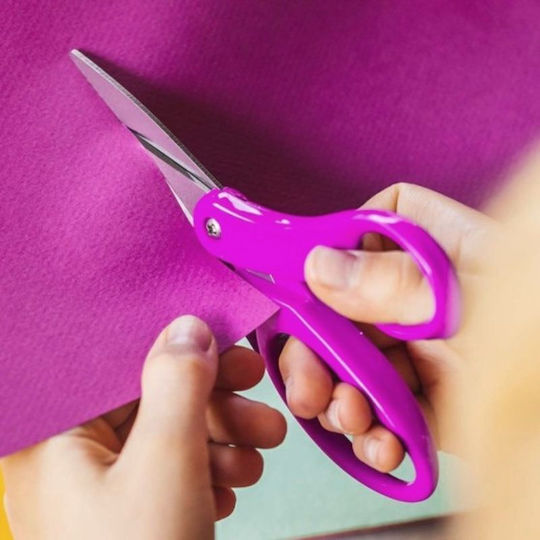 Fiskars Детски Ножица Crafts 15бр с Метал Острие Лилав 1бр