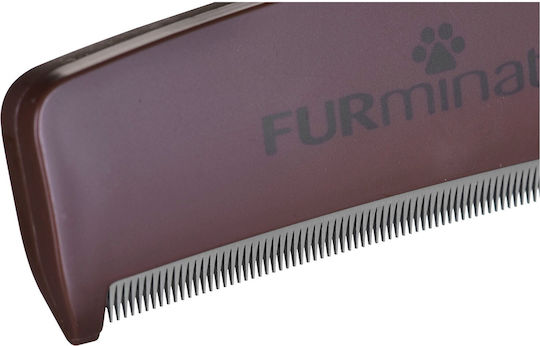 FURminator Pieptene Mici pentru câini cu părul lung cu Razor pentru Îngrijirea Blănii Violet
