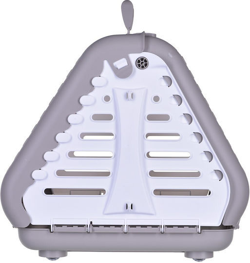 Rotho My Pet Κλουβί Μεταφοράς Σκύλου Γκρι 42x53x40cm
