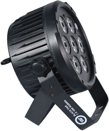Light4me Φωτορυθμικό Spot LED PAR DMX Black RGBWA