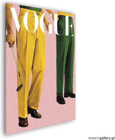 I-gallery Vogue Male Magazine Painting on Canvas 20x30cm