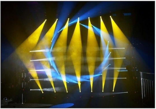 Light4me Φωτορυθμικό Spot LED DMX με Ρομποτική Κεφαλή Mini Spot 60 Moving Head Ψυχρό Λευκό