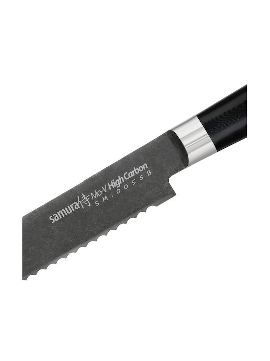 Samura Mo-V Stonewash Μαχαίρι Ψωμιού από Ανοξείδωτο Ατσάλι 23cm