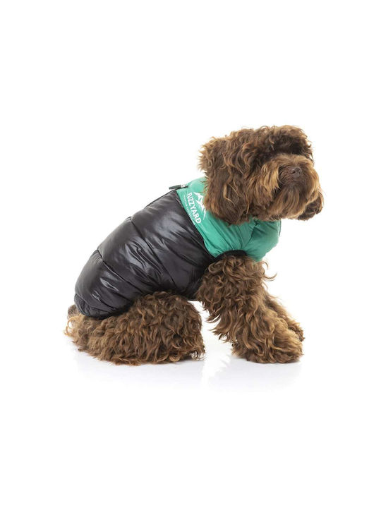 Fuzzyard East Harlem Haine pentru câini Impermeabil / Antivant Verde Mici cu Lungimea Spateului 33 cm