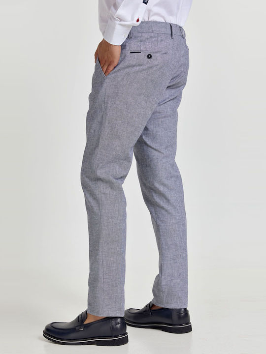 Monte Napoleone Herrenhose Chino Blau