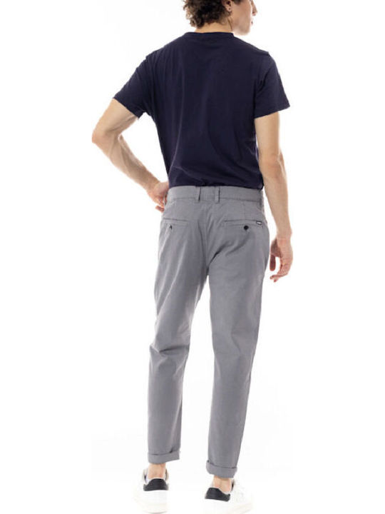 LUCA Trousers Chino Elastic Gray