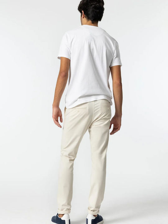 Tiffosi Herrenhose Chino in Slim Passform Weiß