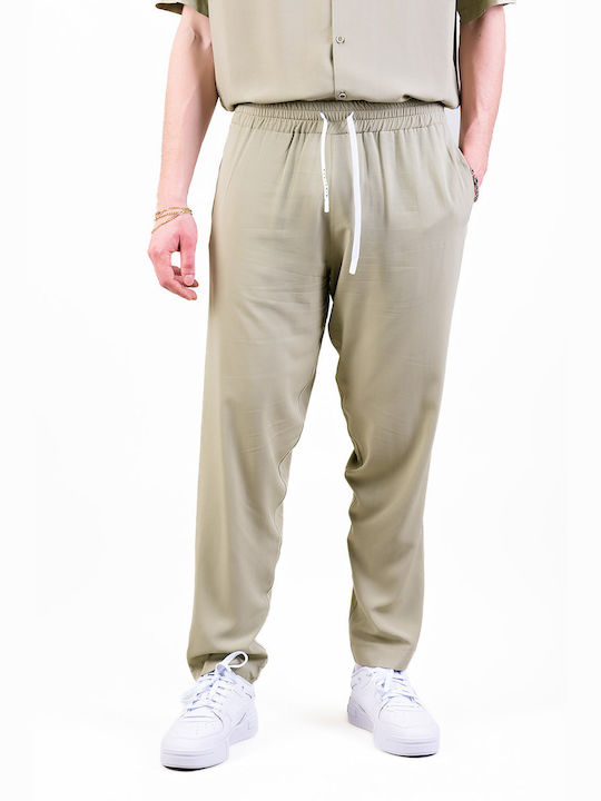 Nineteen Apparel Club Herrenhose Khaki