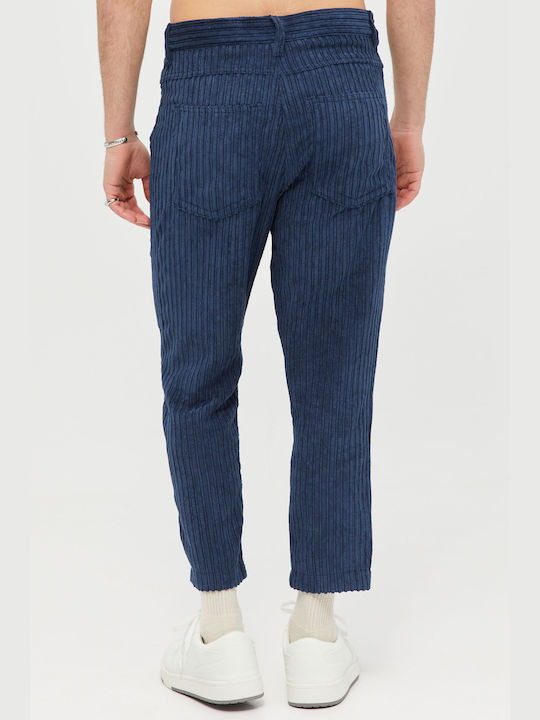 Aristoteli Bitsiani Men's Trousers in Relaxed Fit Blue