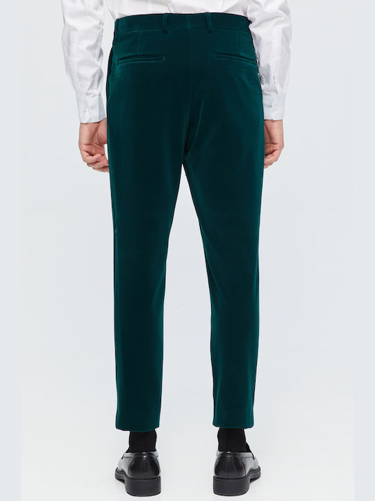 Aristoteli Bitsiani Men's Trousers Suit in Relaxed Fit Green