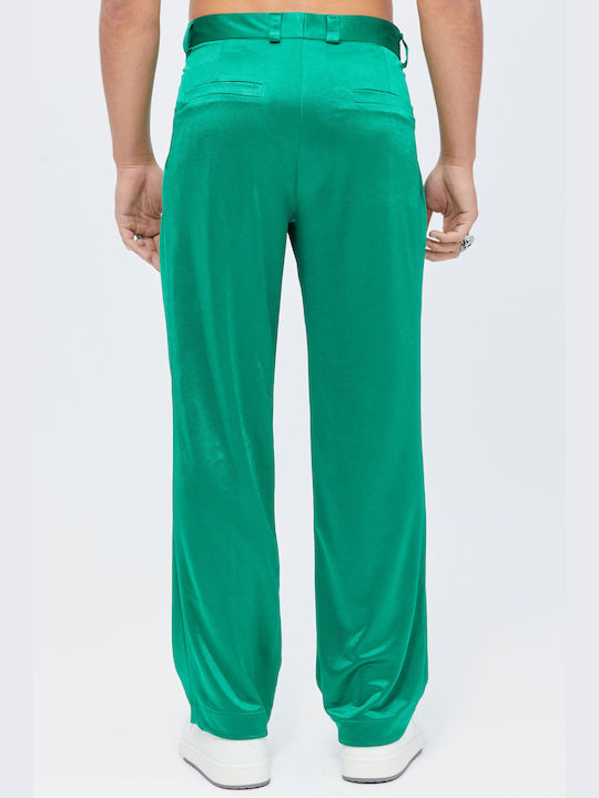 Aristoteli Bitsiani Men's Trousers in Relaxed Fit Green