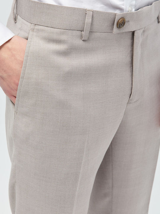 Aristoteli Bitsiani Herrenhose Anzughose Beige