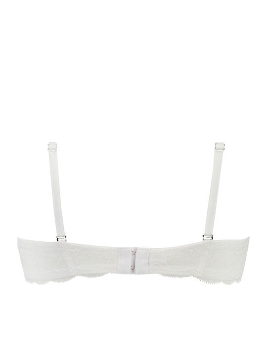 Angie Bra with Light Padding Underwire White