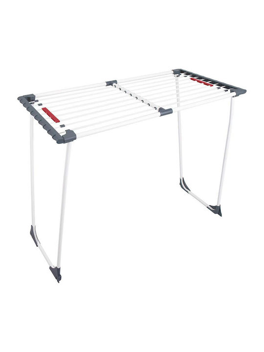 Eurogold Magic Folding Floor Clothes Drying Rack for Balcony Metallic with Wheels with Hanging Length 20m