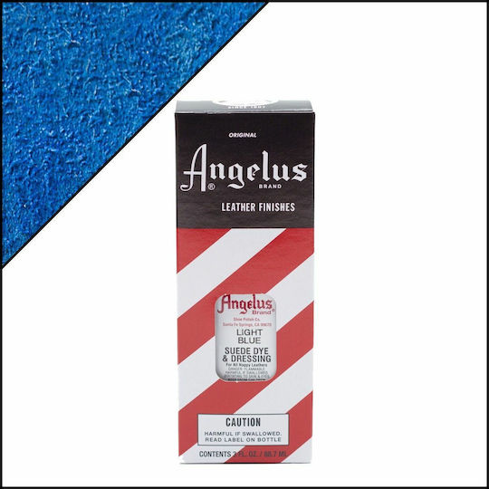 Angelus Liquid Craft Paint Light Blue for Leather 90ml