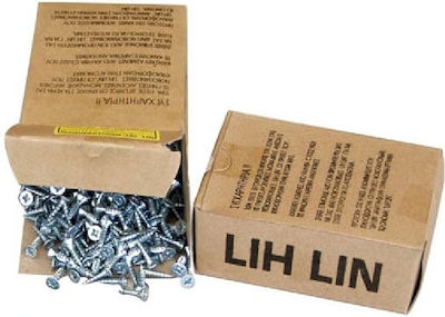 Lih Lin MDF Screw Galvanized with Diameter M4 and Length 30mm 1000pcs