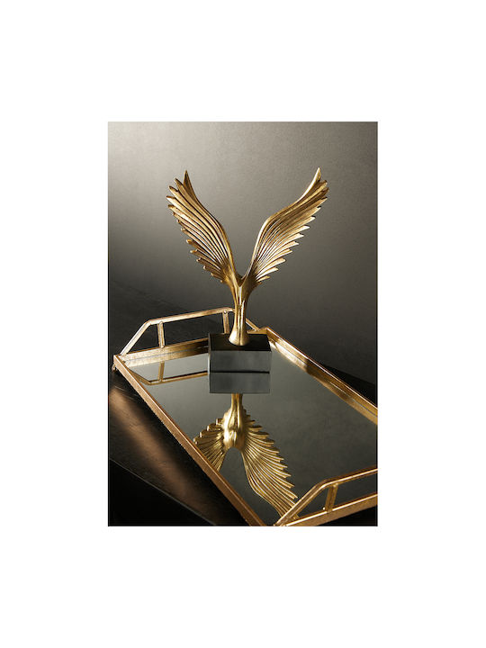 InTheBox Decorative Bird Polyresin in Gold/ Black 22.4x9.9x30.9cm 1pcs