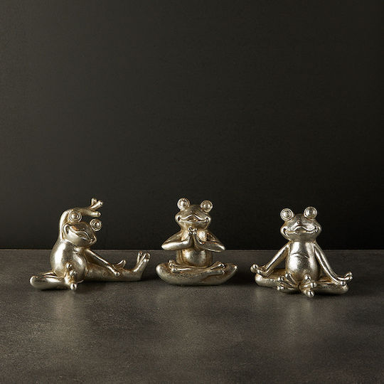 InTheBox Set of Decorative Frogs Polyresin Froggies in Silver 3pcs InTheBox Set of Decorative Frogs Polyresin Froggies in Silver 3pcs