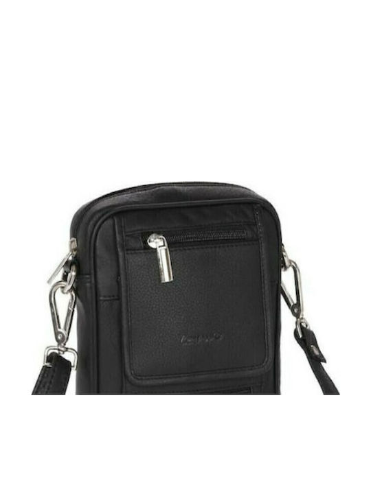 Leather Men's Bag Shoulder / Crossbody Black