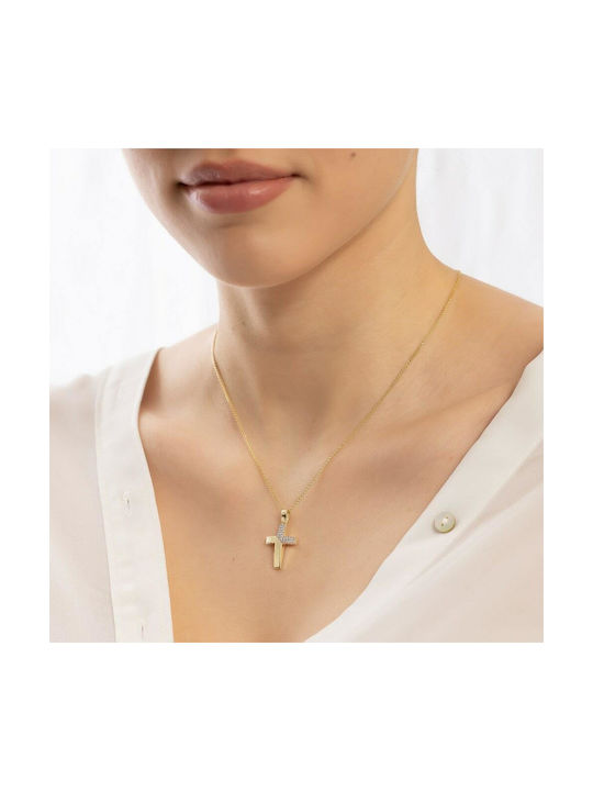 Eforo Femeiesc Aur Cruce 14K