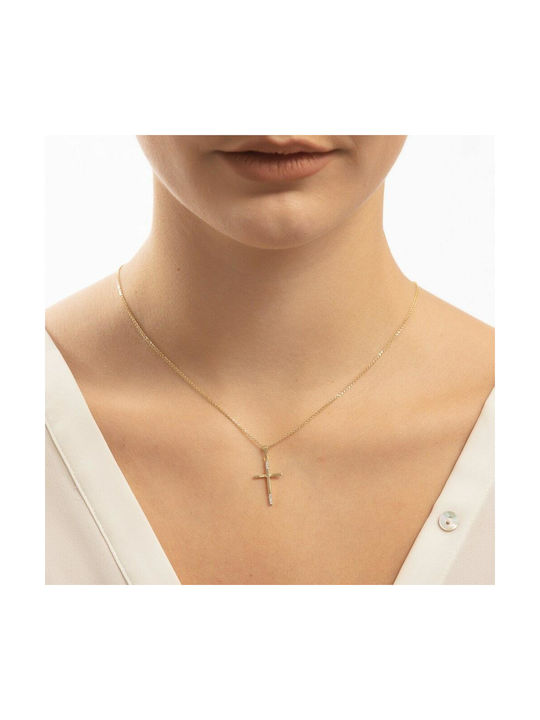 Eforo Femeiesc Aur Cruce 14K