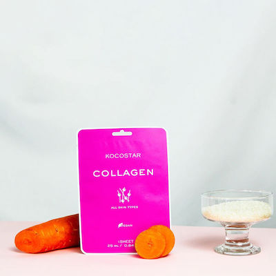 Kocostar Collagen Gesichtsmaske für das Gesicht für Revitalisierung 25ml