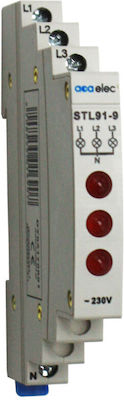 Aca Single Panel Indicator Red Light