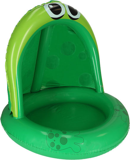 ikonka Children's Round Inflatable Green Swimming Pool