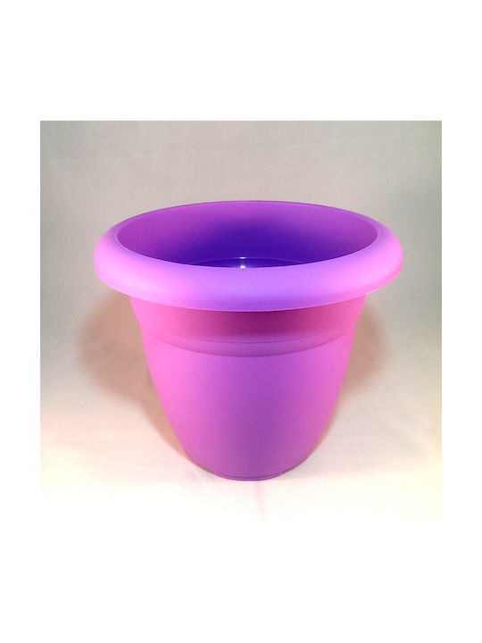 Micplast No 79 Flower Pot 24x20cm in Purple Color 018.012408