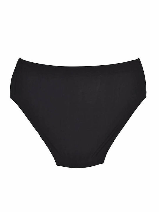 Damen Slip Nahtlos Schwarz