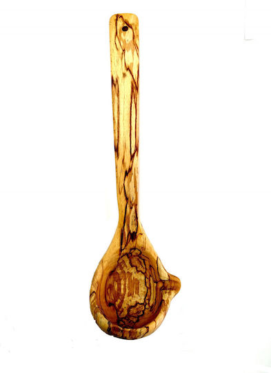 Wooden Art Tiefe Servierlöffel Suppe Hölzernes