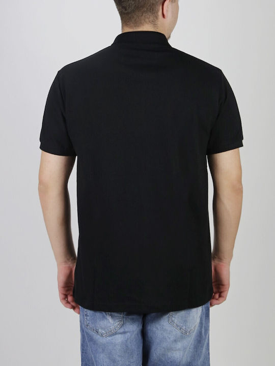 Short Sleeve Black Polo Shirt