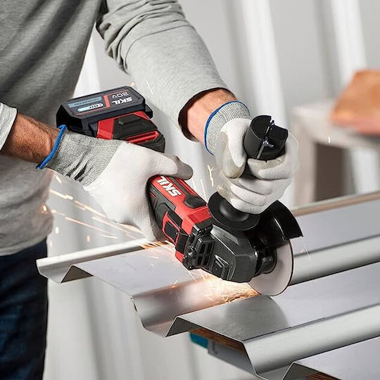Skil D00211 Set Angle Wheel & Impact Drill Driver & Impact Screwdriver 20V with 2 Batteries 5Ah and Case