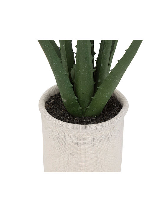 Atmosphera Artificial Plant in Small Pot Aloe Ecru 29cm