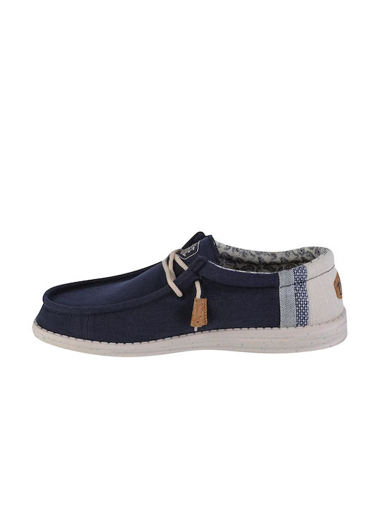 Hey Dude Wally Men's Moccasins Blue