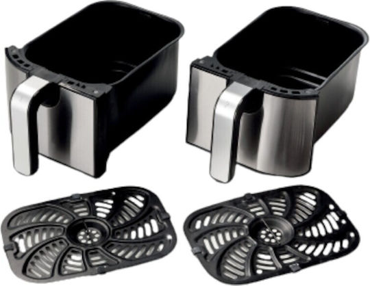 Ariete Dual Metal 4625 Air Fryer 9lt Silver