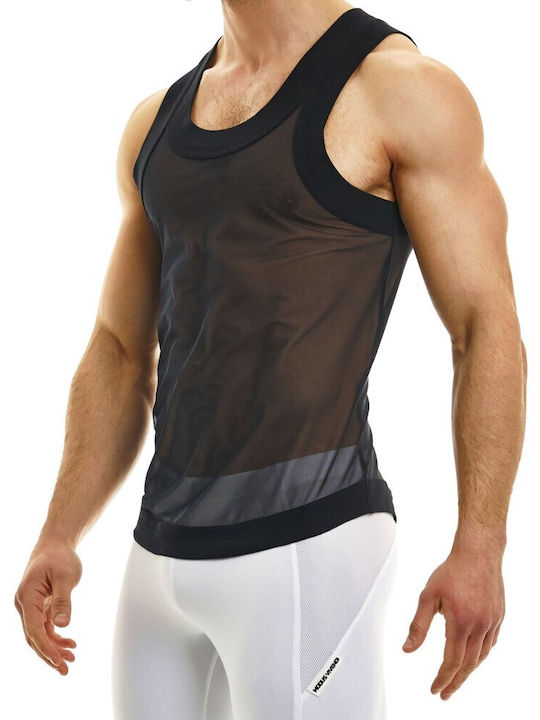 Modus Vivendi Men's Sleeveless Undershirt Black