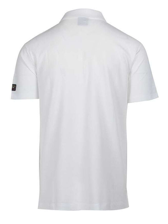 Paul & Shark Men's Short Sleeve Blouse Polo White