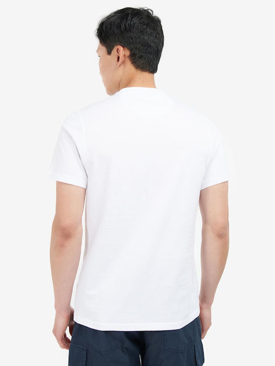 Barbour T-Shirt Weiß