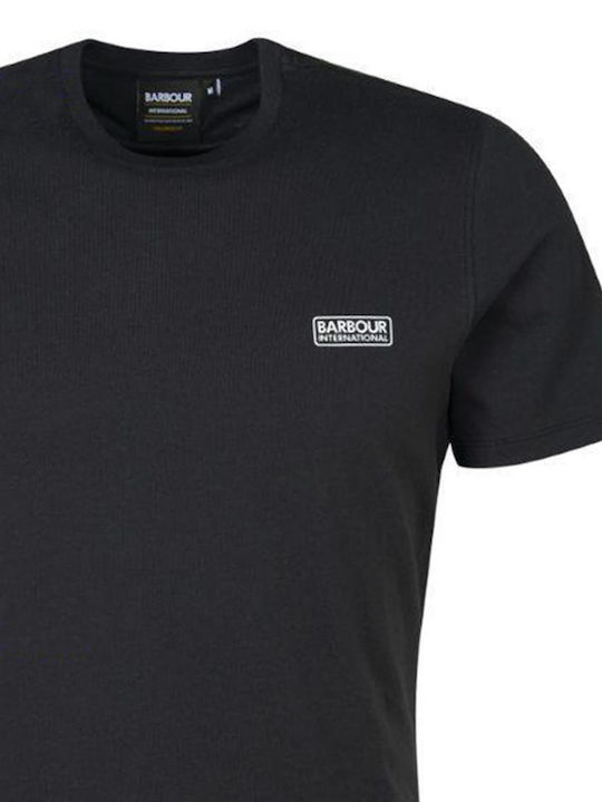 Barbour Herren T-Shirt Kurzarm Schwarz