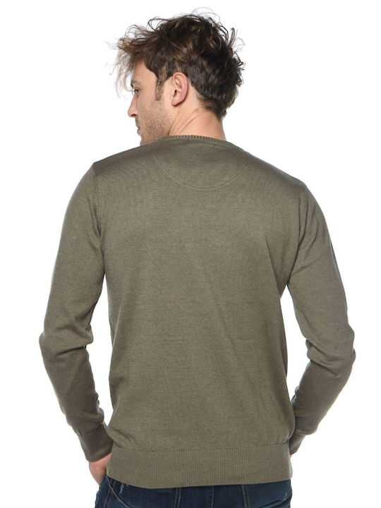 Camaro Men's Long Sleeve Sweater Khaki