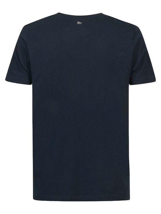 Petrol Industries Herren T-Shirt Kurzarm Petrol Blau